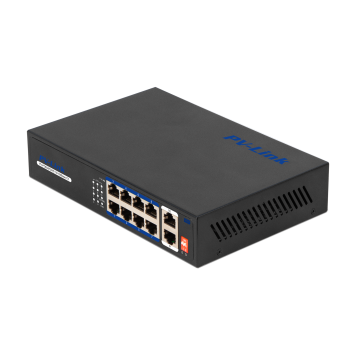 PV-POE08F2WD - 10 портовый коммутатор